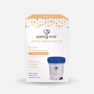 Caring Mill™ Marijuana, Cocaine, Opioid Rapid Multi Test Kit - 3 Individual Tests