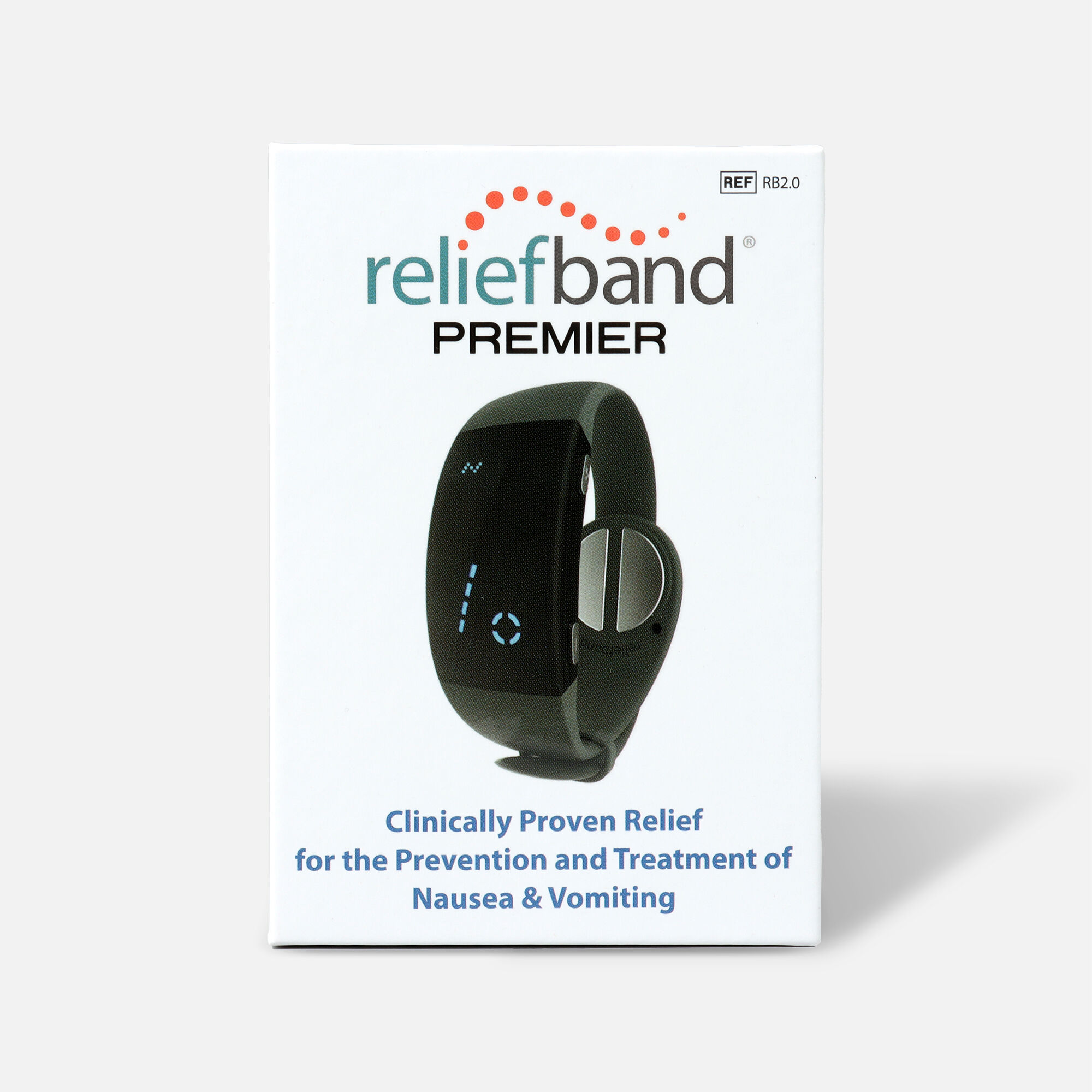 Reliefband Nausea Relief - Premier, Charcoal Grey, large