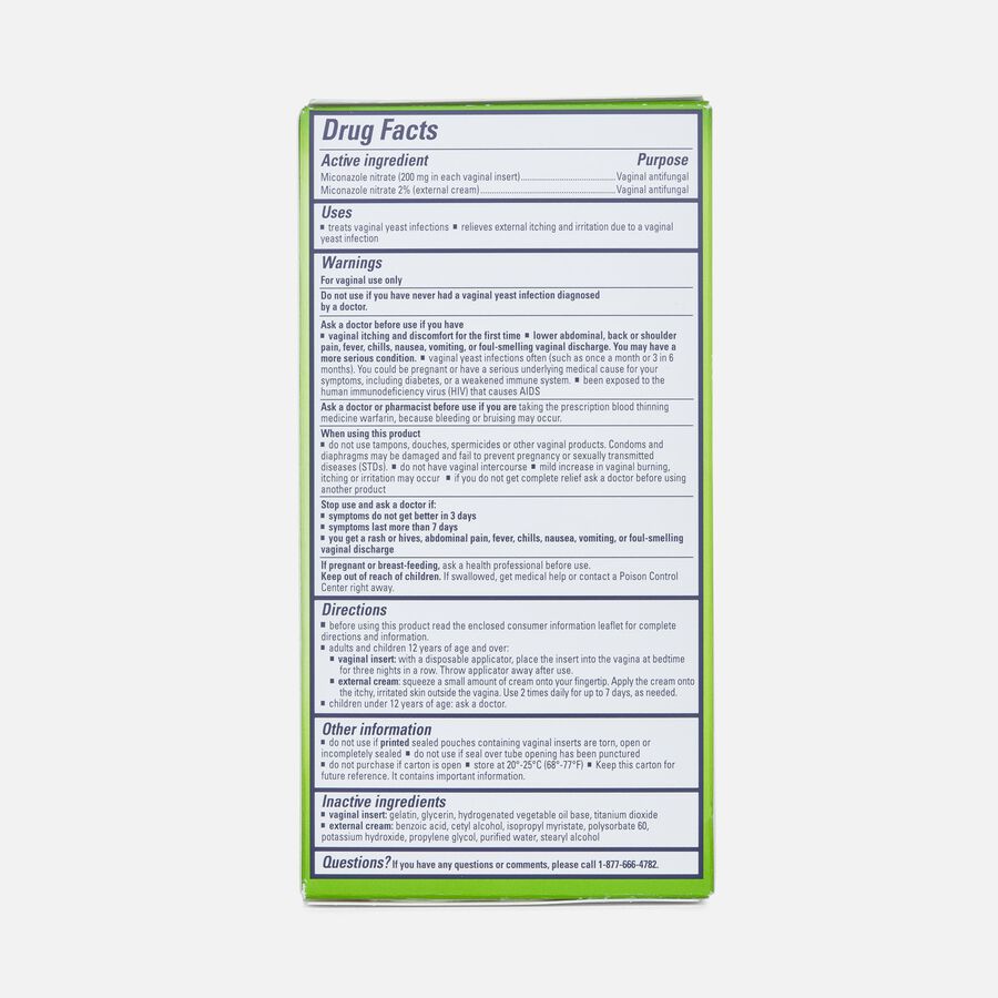 Monistat 3, Cure and Itch Relief, , large image number 1