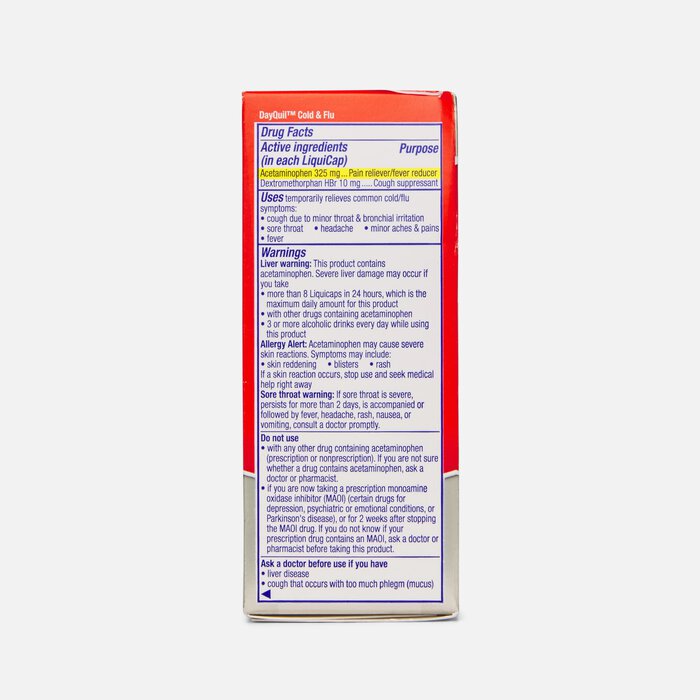 Vicks DayQuil & NyQuil High Blood Pressure Cold & Flu Relief LiquiCaps, 48 ct., , large
