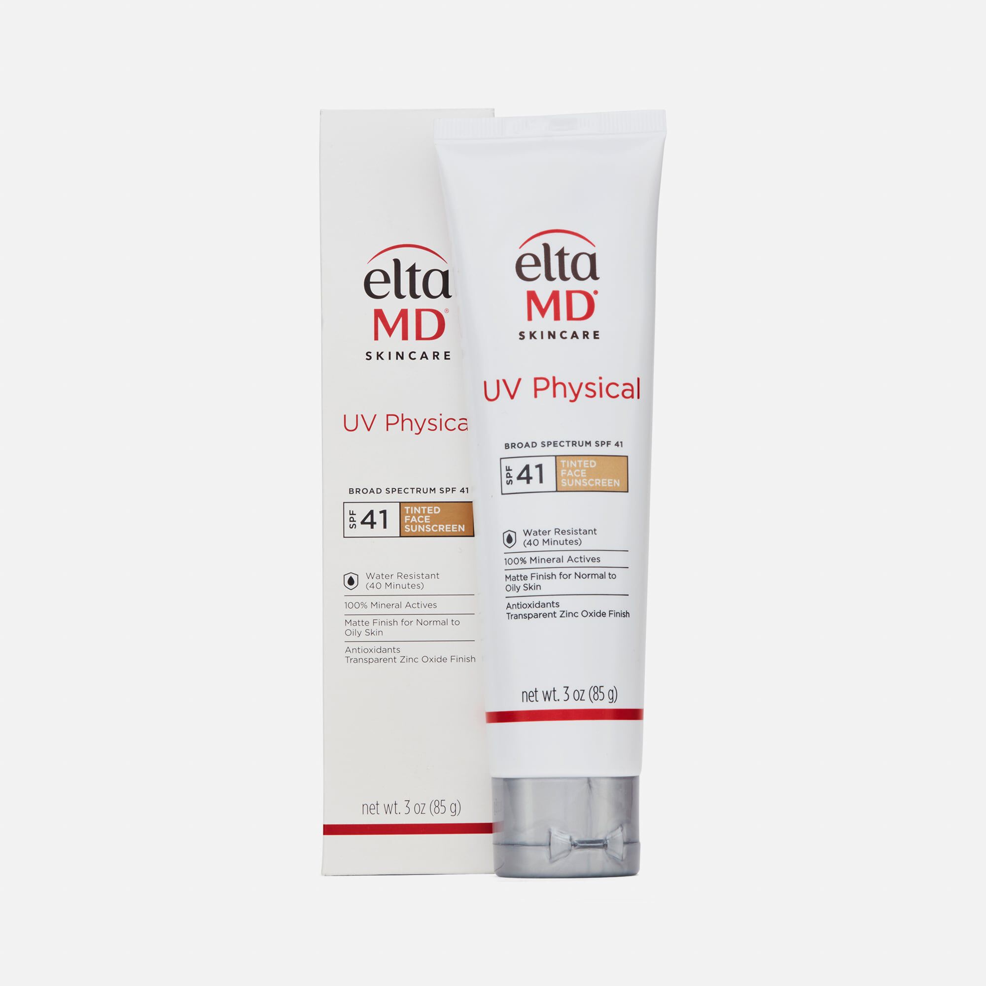 EltaMD UV Physical Broad-Spectrum Tinted Mineral Face Sunscreen, SPF 41, 3 oz., , large
