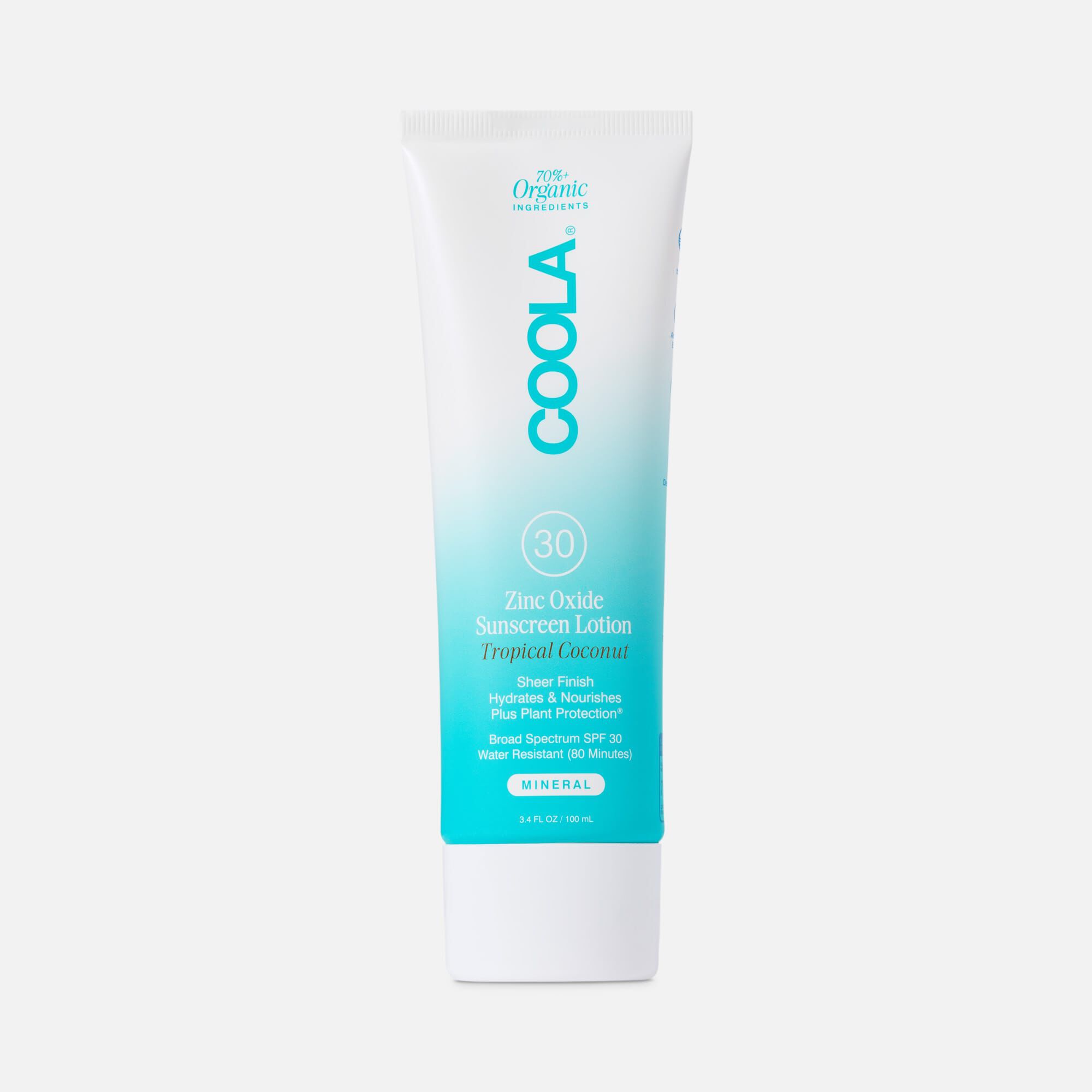 COOLA® Mineral Body Organic Sunscreen Lotion, SPF 30, Tropical Coconut, 3.4 fl. oz.
