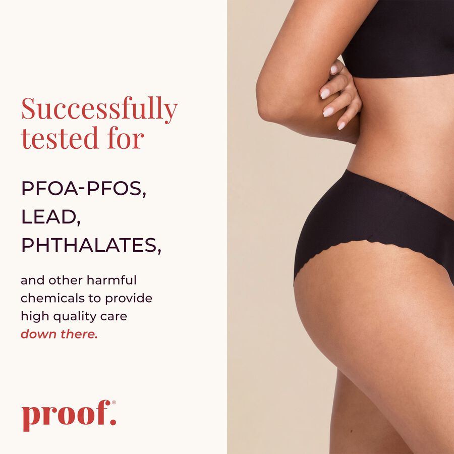 Proof® Period Underwear - Everyday Panties (1 Light Tampon/Panty Liner), , large image number 5