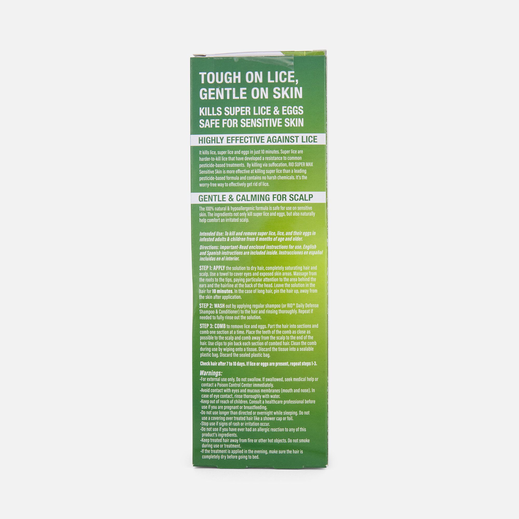 RID Super Max Sensitive Skin  Lice Treatment Kit, 3.4 fl oz., , large