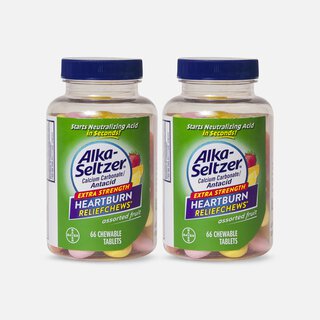 Alka-Seltzer ReliefChews Heartburn Assorted Fruit, 66 ct. (2-Pack)