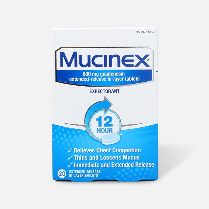 Mucinex SE Extended Release Bi-Layer Tablets, 20 ct., , large