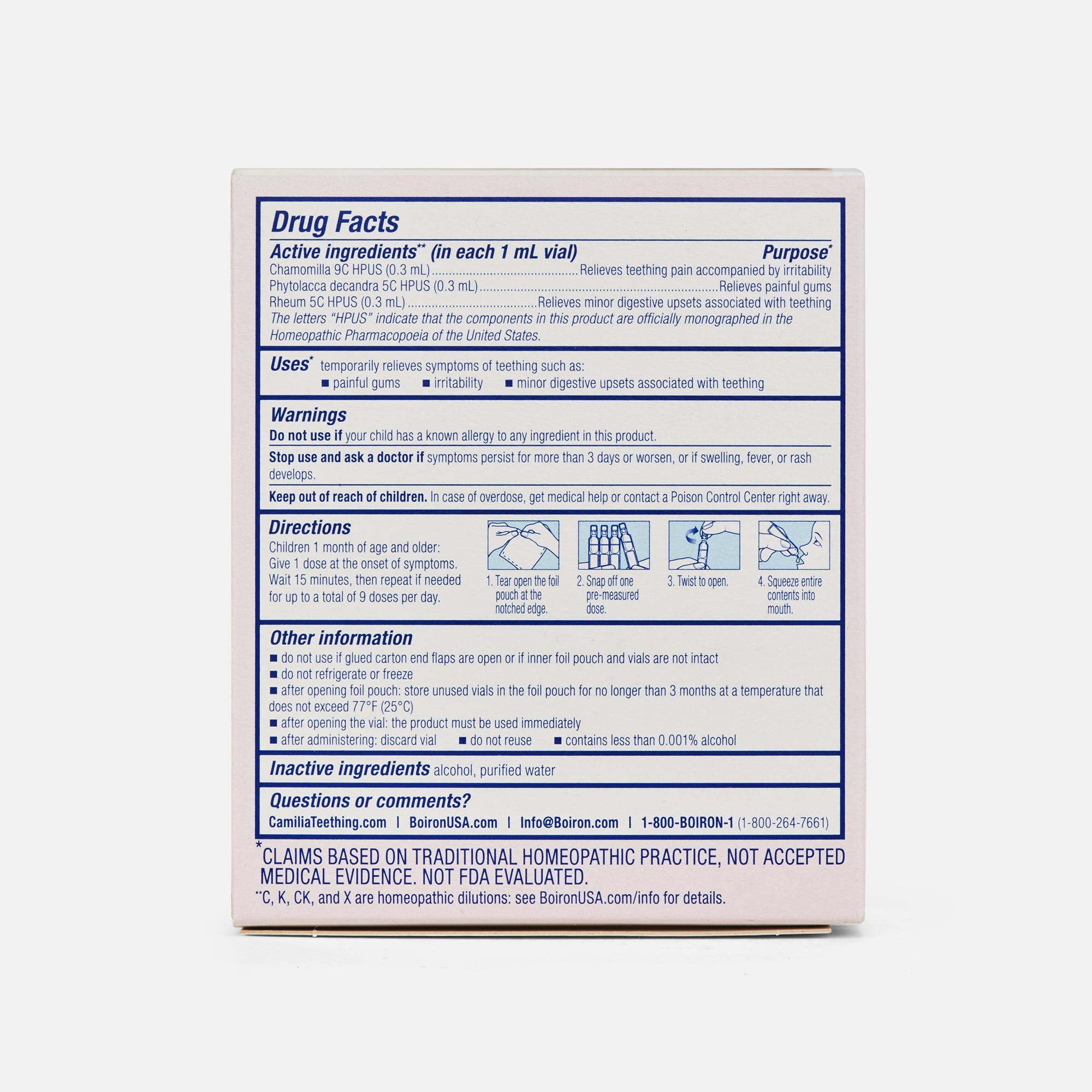 Camilia Liquid Dose Teething Relief, 30 ct., , large