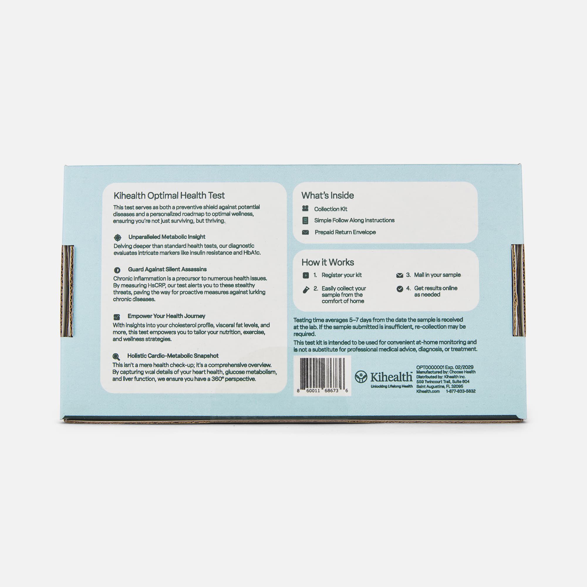 Kihealth Optimal Health Test, , large