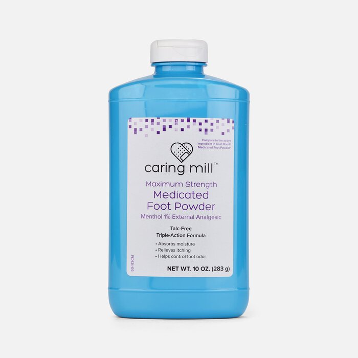 Caring Mill™ Medicated Foot Powder, 10 oz., , large