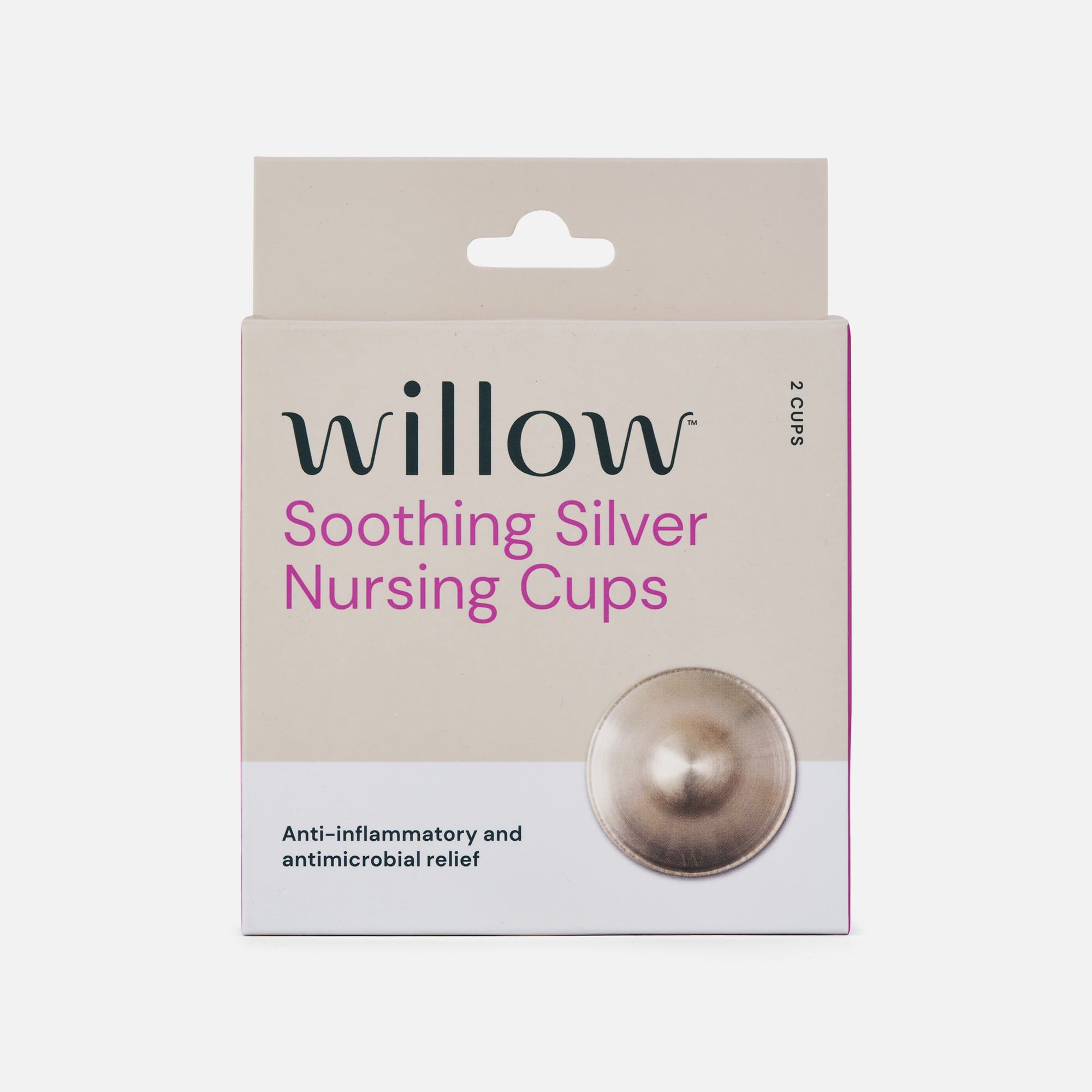 Willow Soothing Silver Nursing Cups, 2 ct., , large