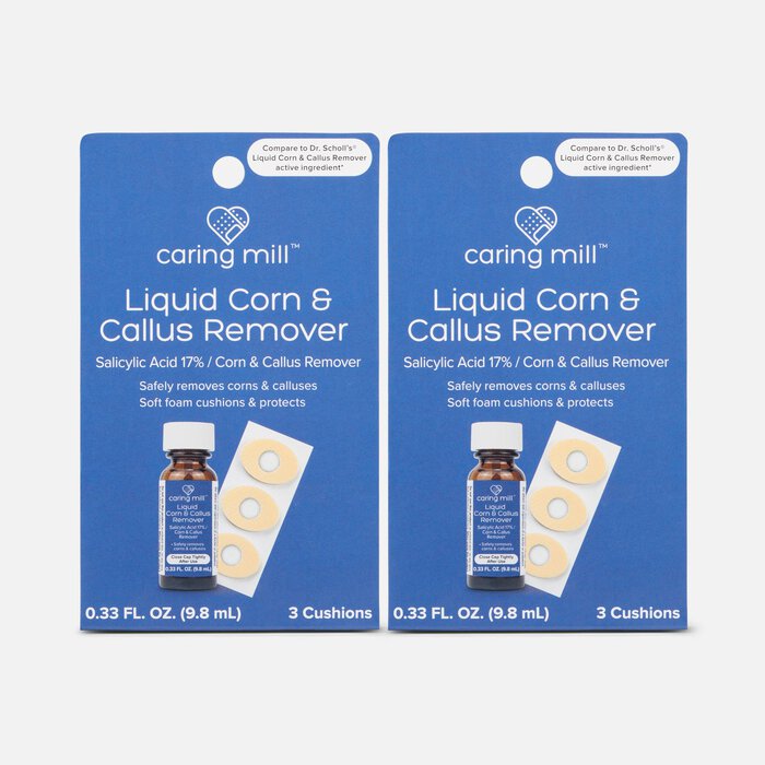 Caring Mill™ Corn & Callus Liquid and Cushion Remover Kit (2-Pack), , large