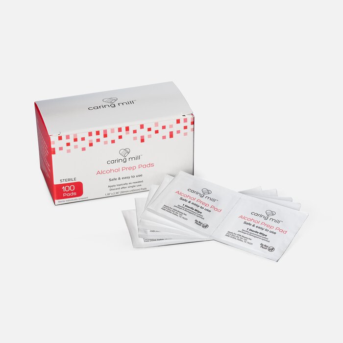 Caring Mill™ Alcohol Prep Pads, 100 ct., , large