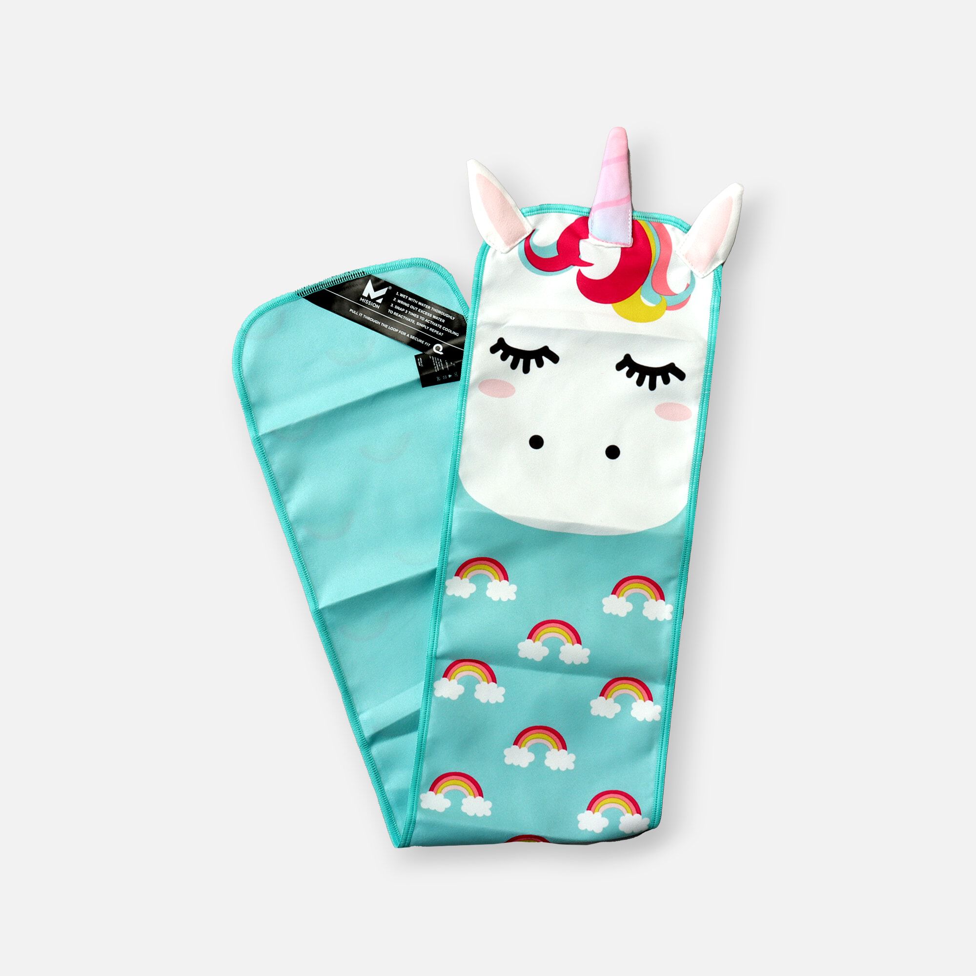 Mission Kid’s Fever Relief Cooling Towel - Winter The Unicorn, , large