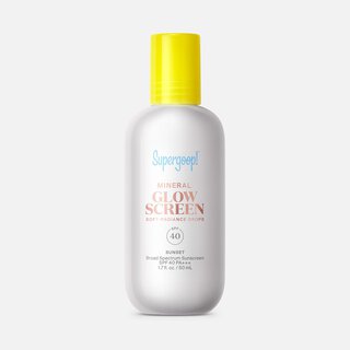 Supergoop! Mineral Glowscreen Soft-Radiance Drops SPF 40, Sunset, 1.7 fl. oz.