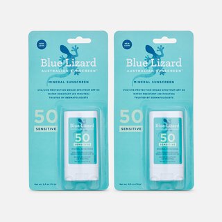 Blue Lizard Sensitive Sunscreen SPF 50 Stick, 0.5 oz. (2-Pack)