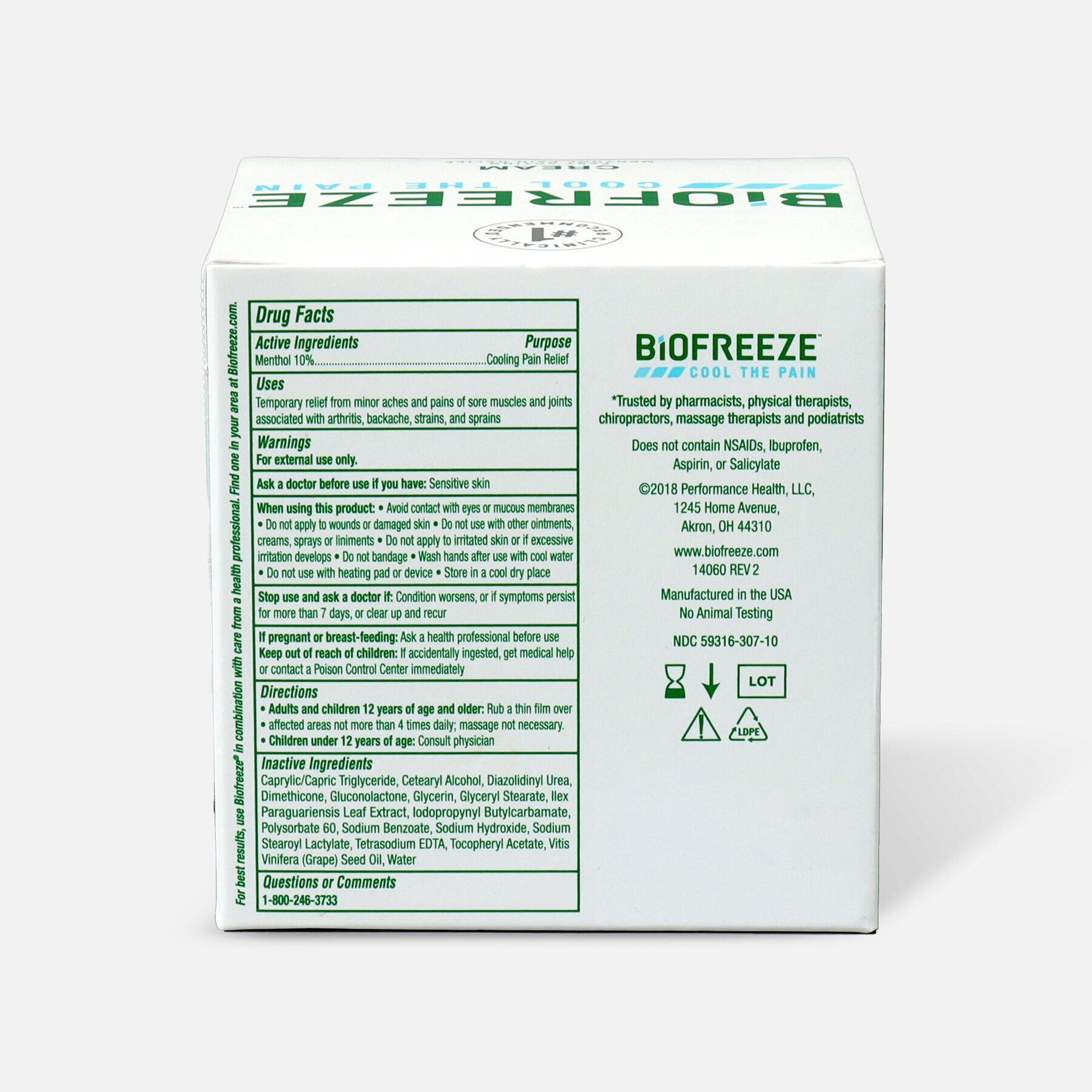 Biofreeze® Pain Relief Cream, 3 oz. Jar, , large