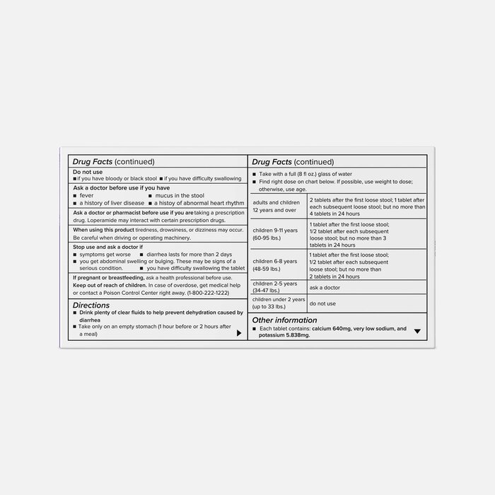 Caring Mill™ Anti-Diarrheal Loperamide Tablets, 24 ct., , large