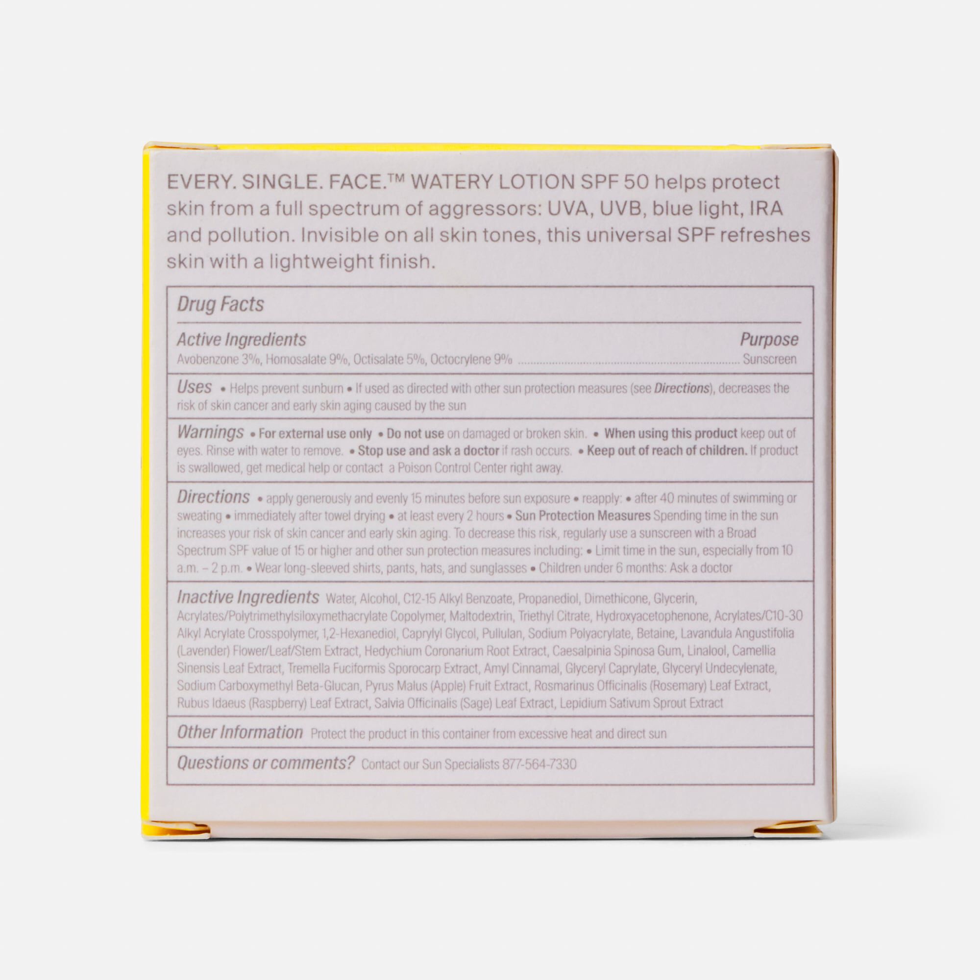 Supergoop! Every. Single. Face. Watery Lotion SPF 50, , large