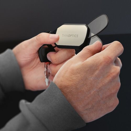 ThinOPTICS Keychain Reading Glasses, Black Frame, , large