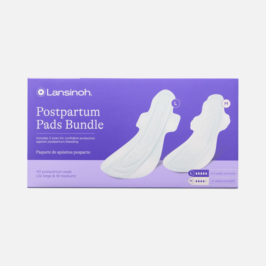 Lansinoh Postpartum Maternity Pads Bundle, 40 ct., , large image number 0
