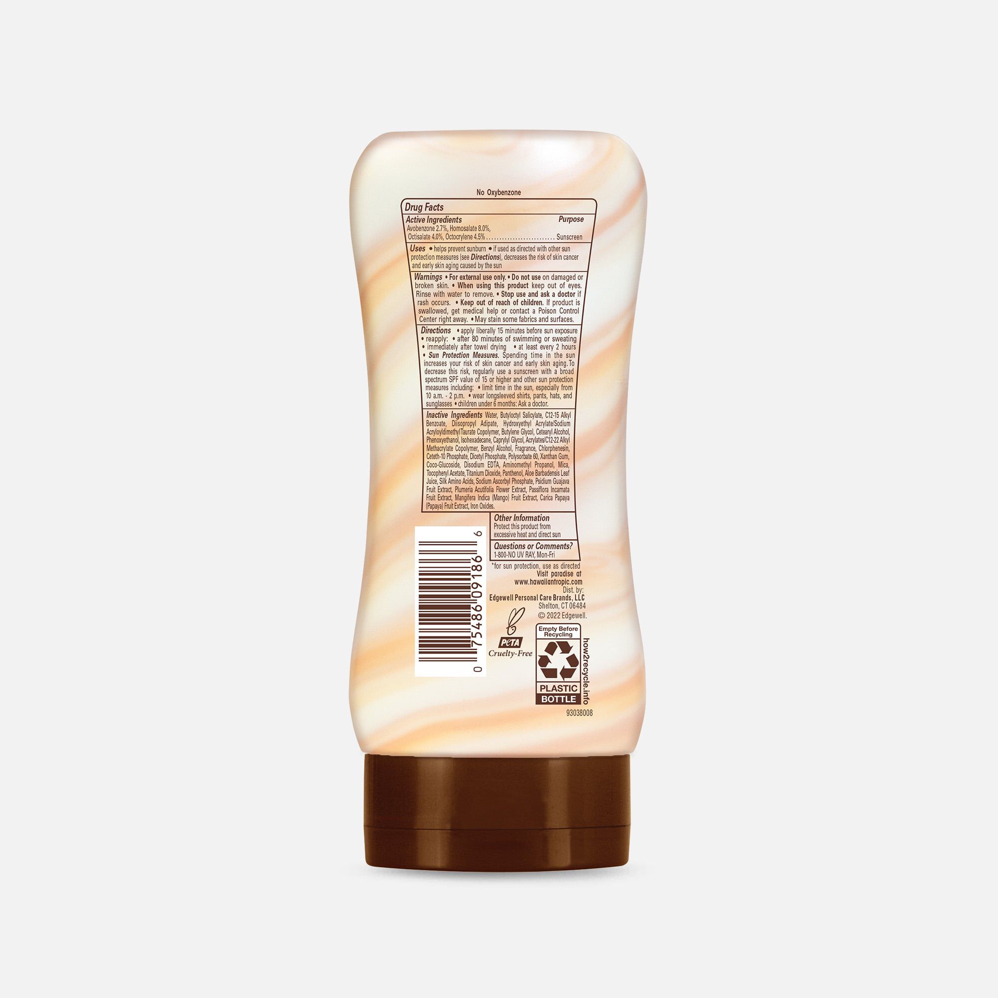 Hawaiian Tropic Silk Hydration Weightless Lotion Sunscreen, 6 oz., , large
