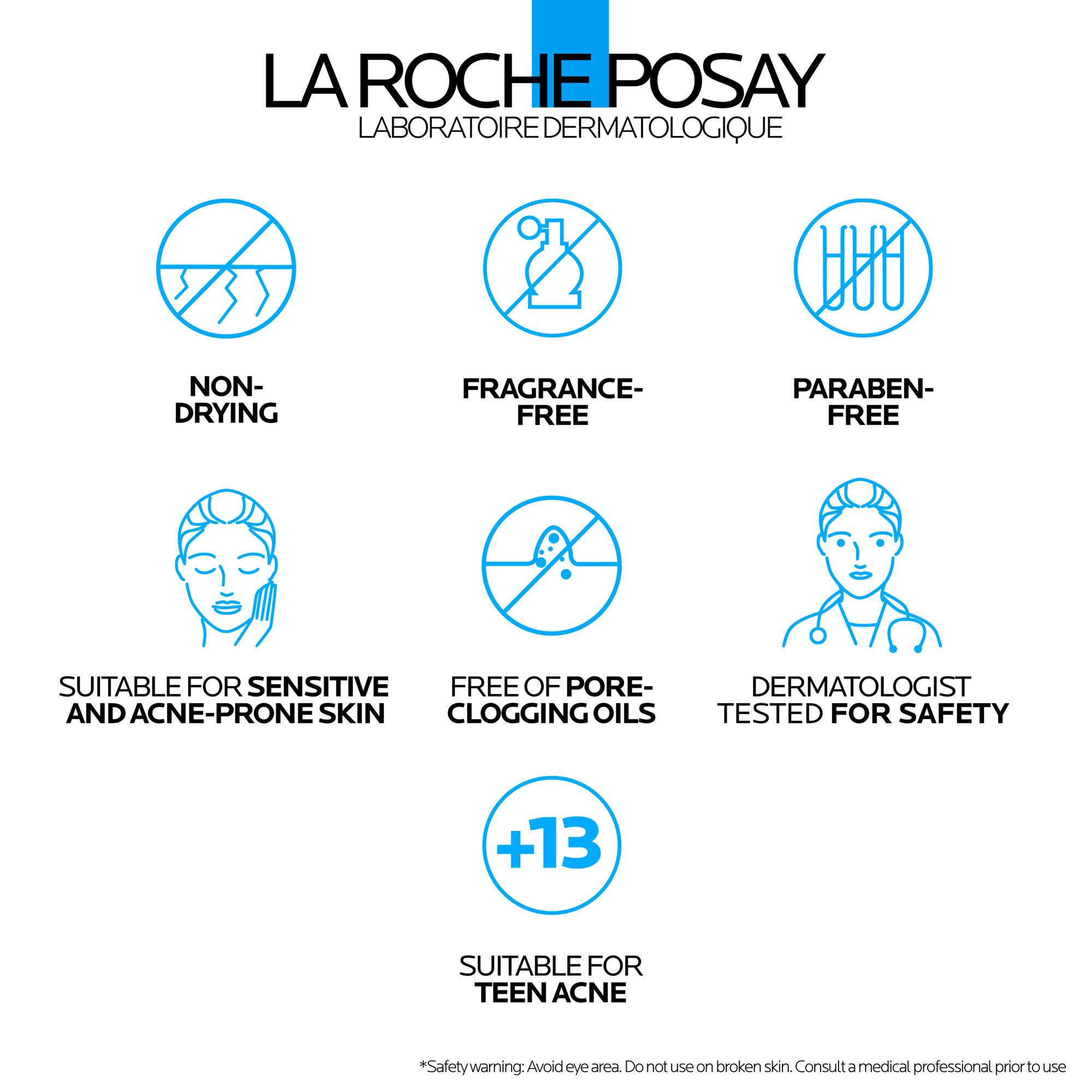 La Roche-Posay Effaclar BPO Multi-Target Acne Treatment, 0.67 fl. oz., , large