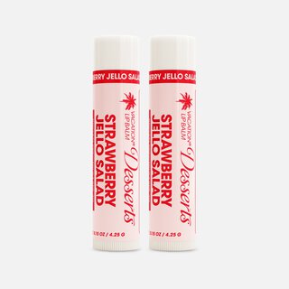 Vacation Strawberry Jello Salad Lip Balm Sunscreen, SPF 30, 0.15 oz. (2-Pack)