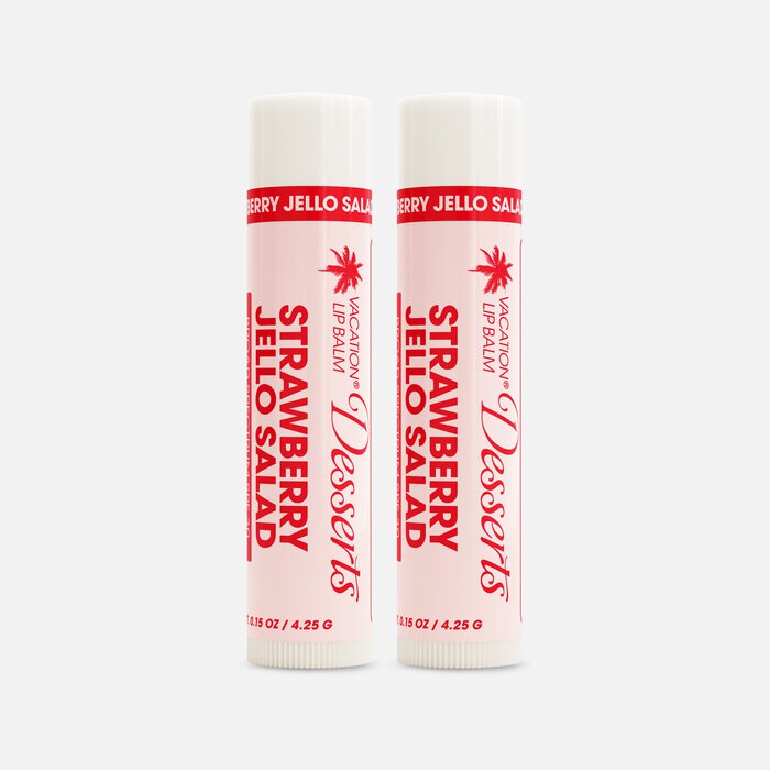 Vacation Strawberry Jello Salad Lip Balm Sunscreen, SPF 30, 0.15 oz. (2-Pack), , large