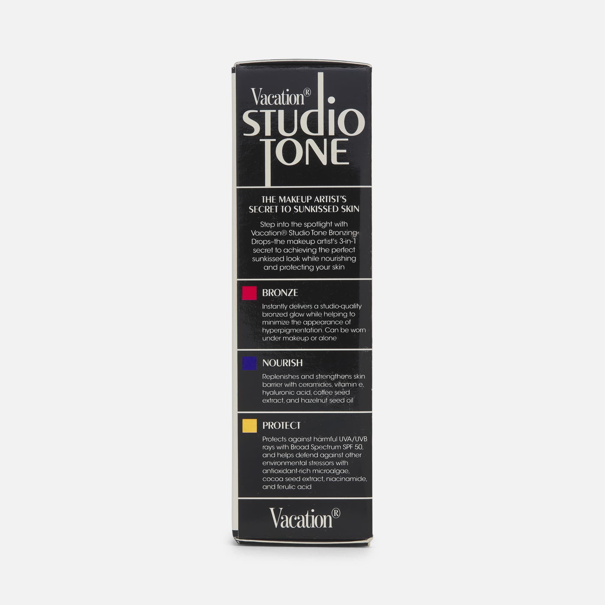 Vacation Studio Tone SPF 50 Bronzing Drops for Face, 1 oz., , large