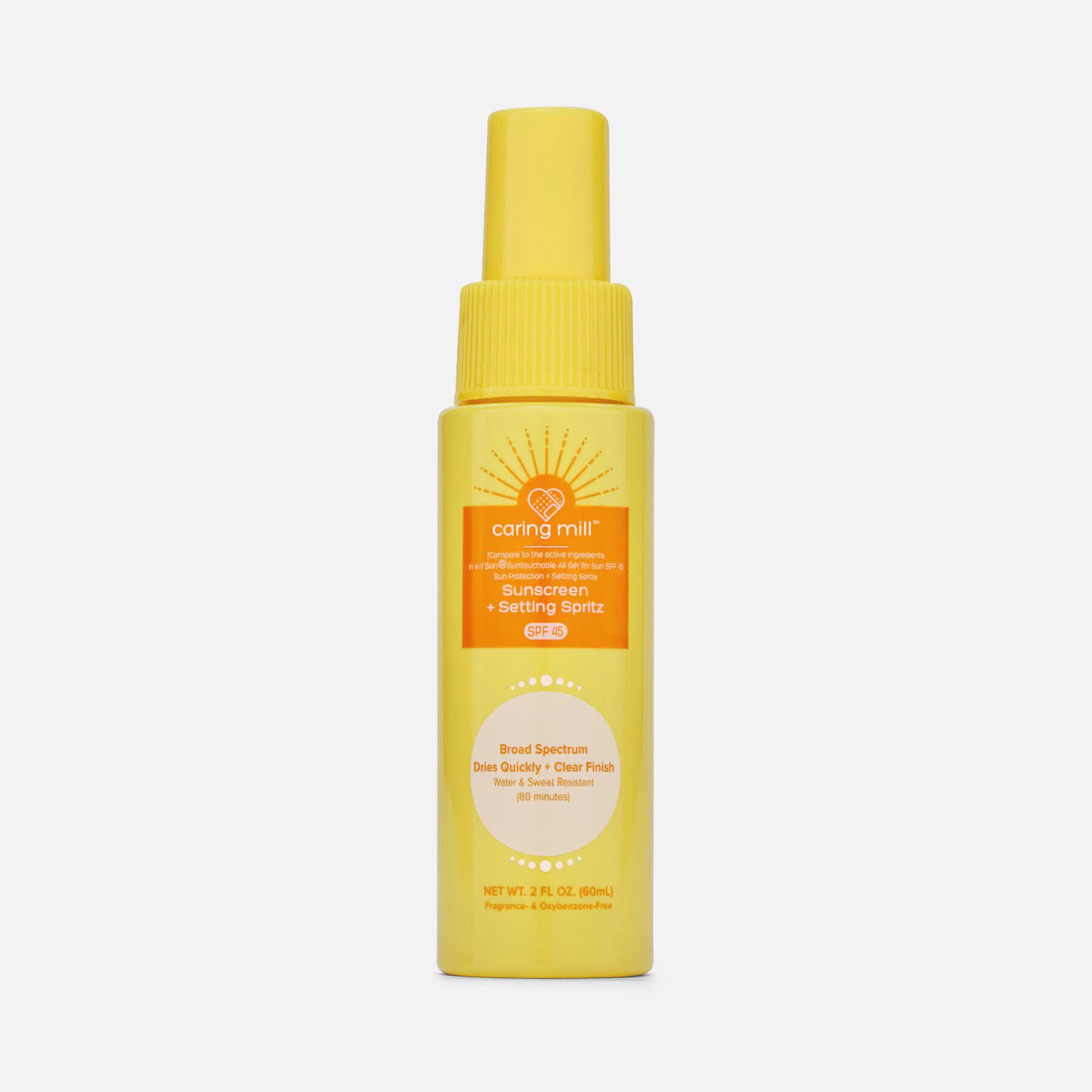 Caring Mill™ Sunscreen Setting Spritz, SPF 45, 2 oz., , large
