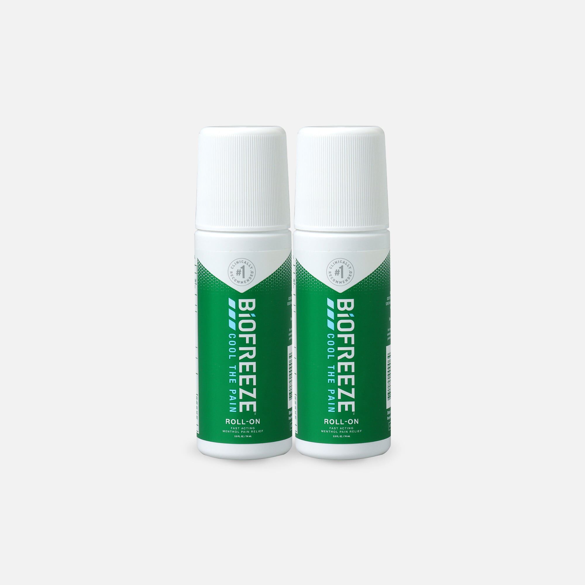 Biofreeze® Pain Relieving Roll-On, Green, 2.5 oz. (2-Pack), , large