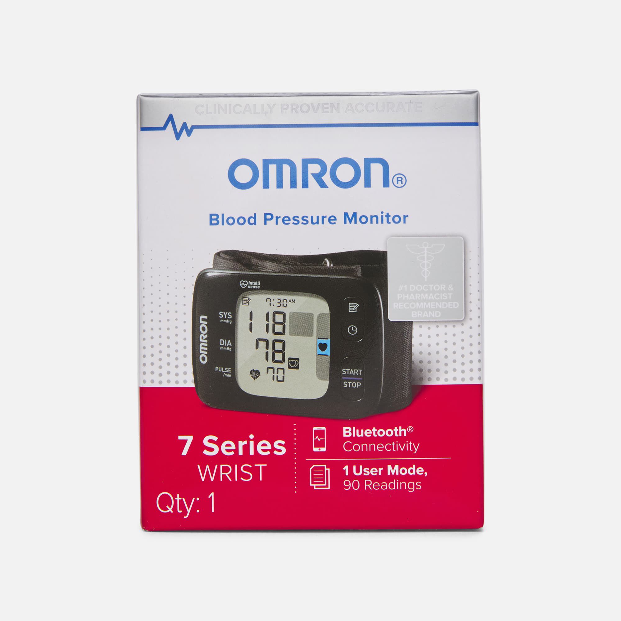 OMRON 7 Series Wireless Wrist Blood Pressure Monitor, Bluetooth Connected, , large