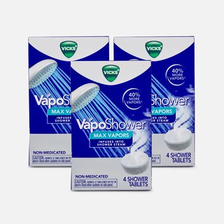 Vicks VapoShower Max Vapors Shower Tablets, 4 ct. (3-Pack)