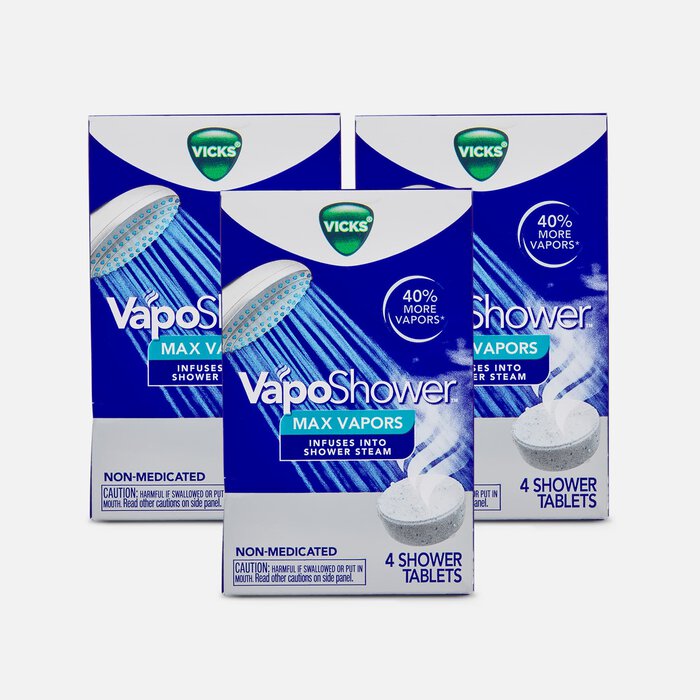 Vicks VapoShower Max Vapors Shower Tablets, 4 ct. (3-Pack), , large