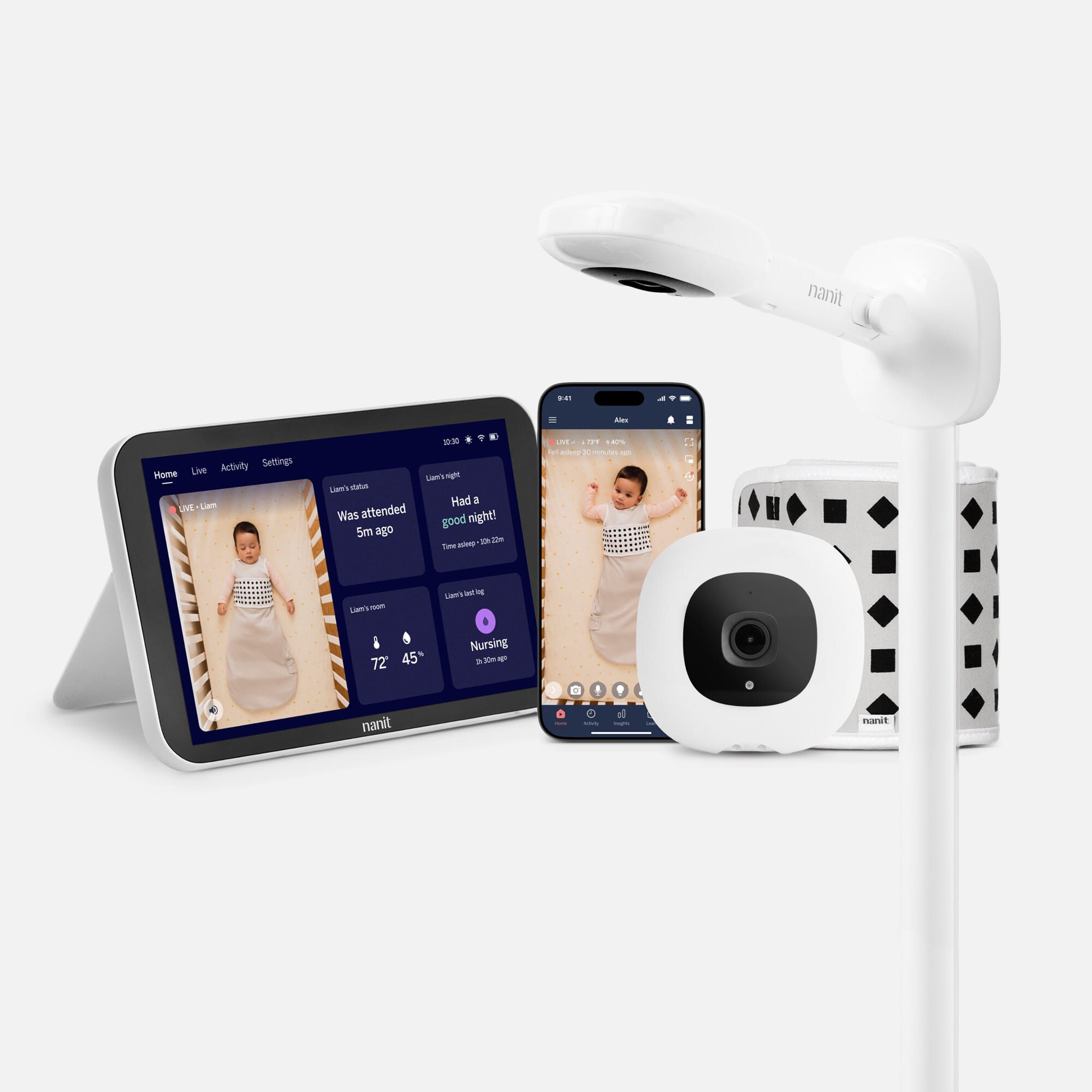 Nanit Smart Baby Monitor System with Wall Mount