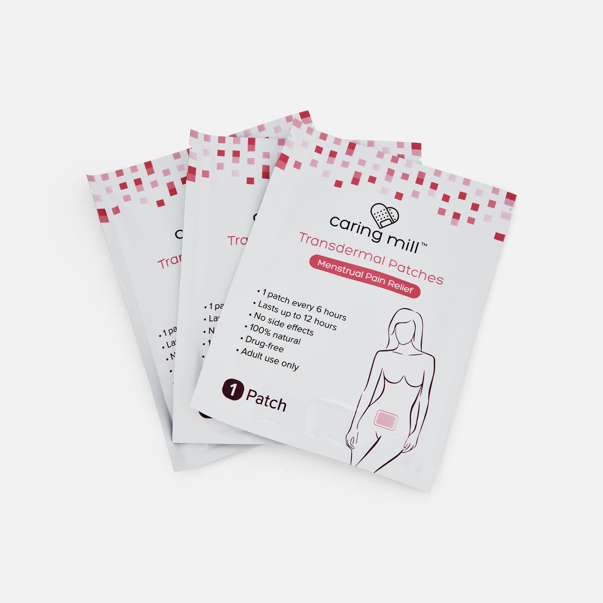 Caring Mill™ Heating Patch for Menstrual Cramps, 6 ct., , large