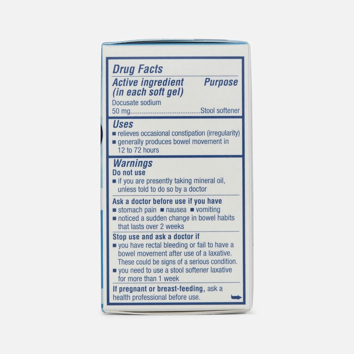Colace Clear Stool Softener Softgels, 50 mg, 28 ct., , large