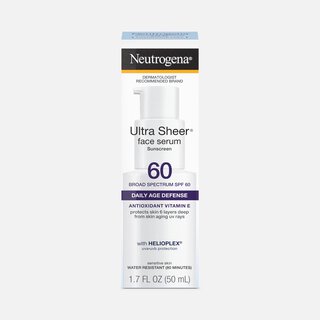 Neutrogena Ultra Sheer Face Serum SPF 60, 1.7 oz.