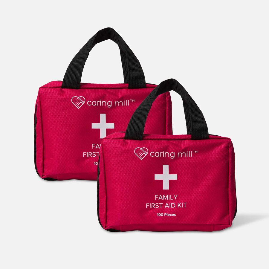 Caring Mill&trade; Family First Aid Kit 100 pc. (2-Pack), , large image number 0