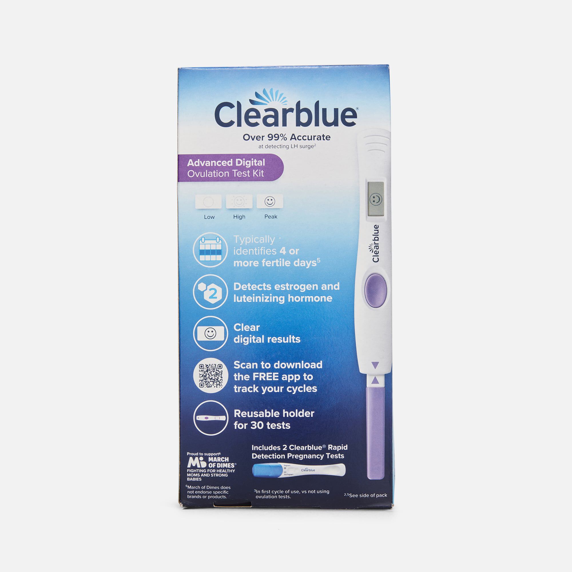 Clearblue Advanced Digital Ovulation Test Kit, , large