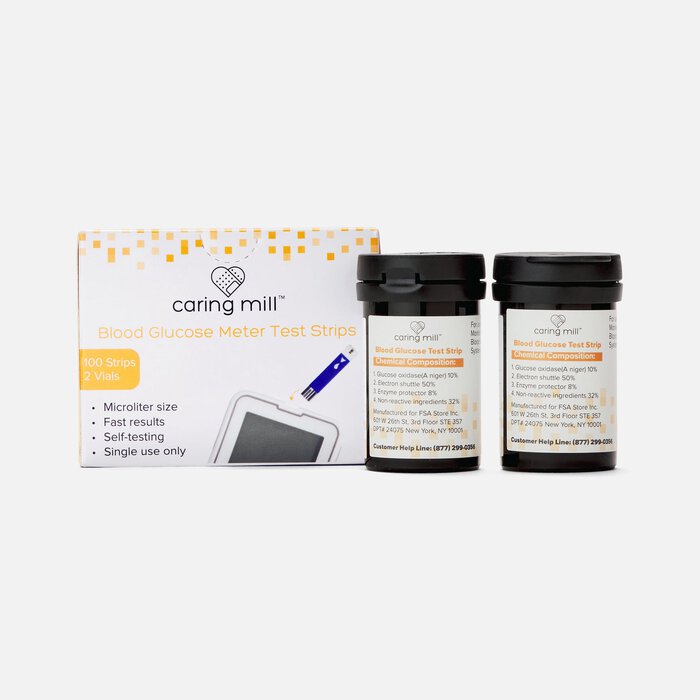 Caring Mill™ Blood Glucose Test Strips, 100 ct., , large