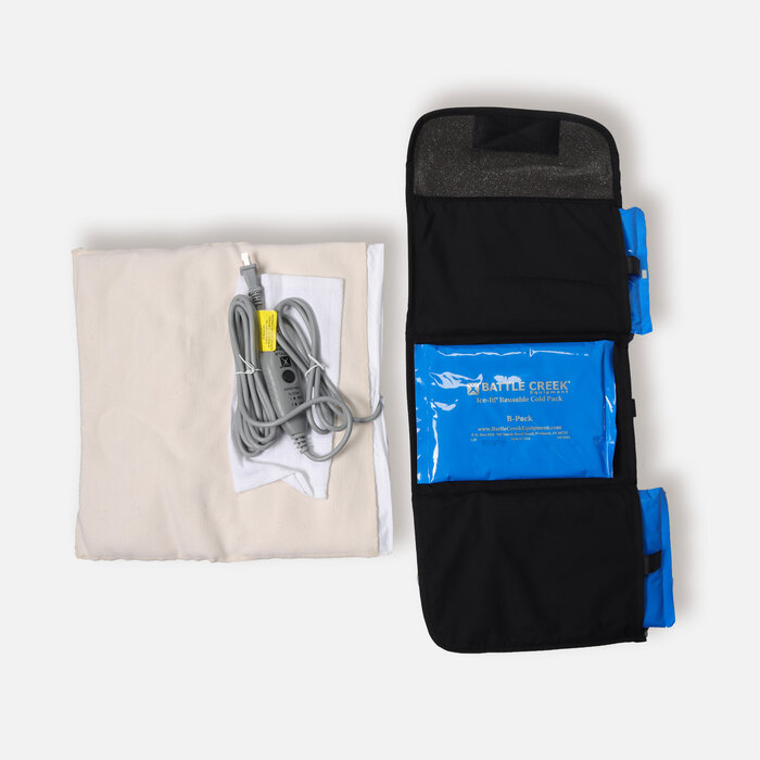 Battle Creek Back Pain Kit 2.0 with Electric Moist Heat and Cold Therapy, , large