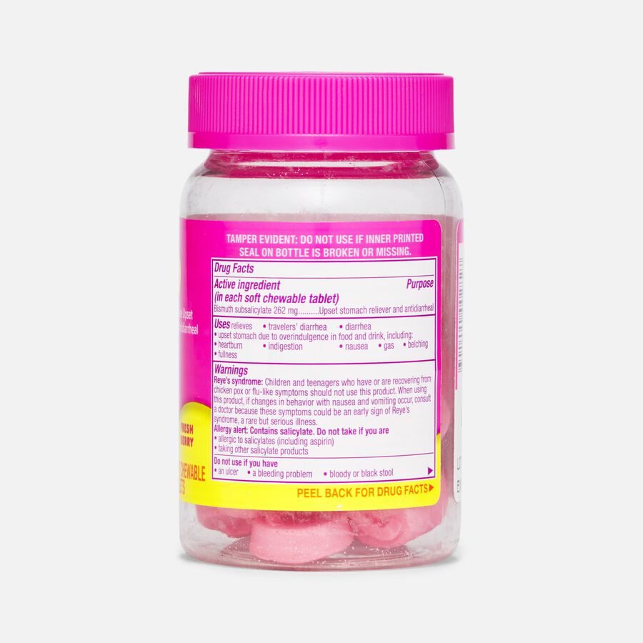 Pepto Bismol Fast Melts Upset Stomach Relief, Fresh Berry, 24 ct., , large image number 1
