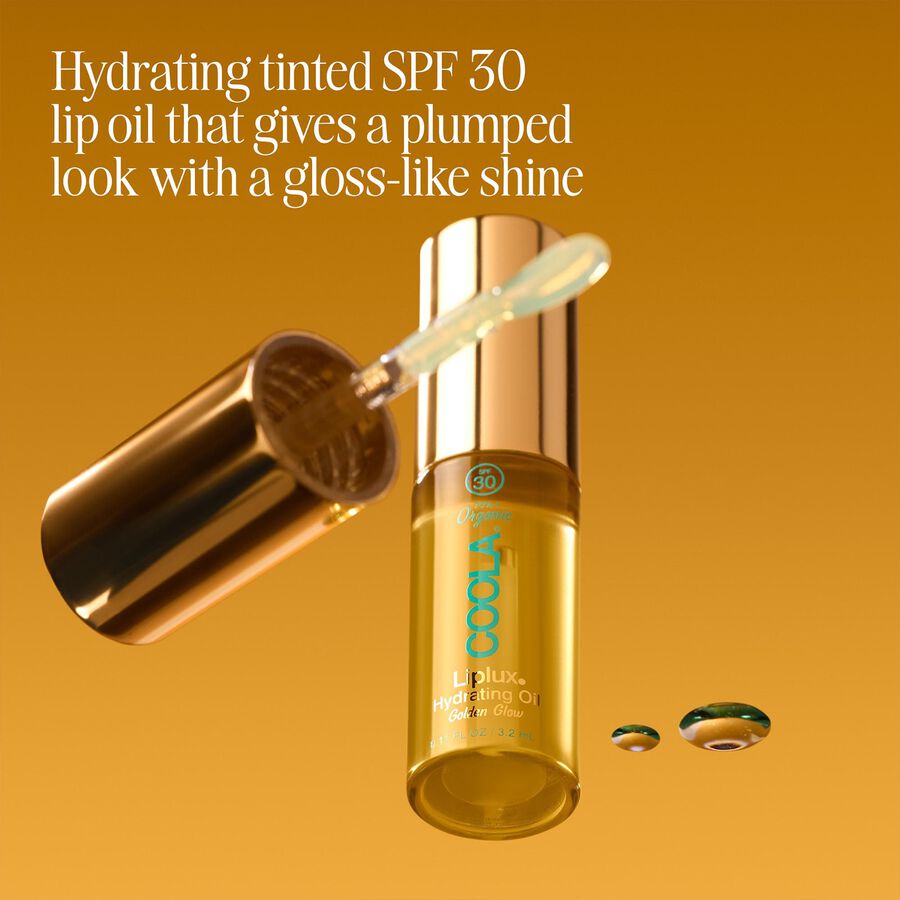 COOLA Classic Liplux Organic Hydrating Lip Oil Sunscreen SPF 30, .11 fl oz., , large image number 3