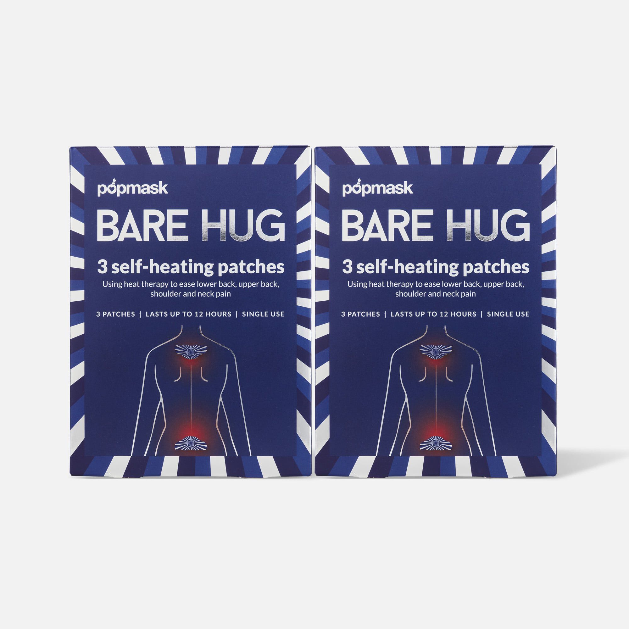 POPMASK Bare Hug Self-Heating Patches, 3 ct. (2-Pack), , large
