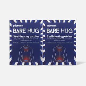 POPMASK Bare Hug Self-Heating Patches, 3 ct. (2-Pack)