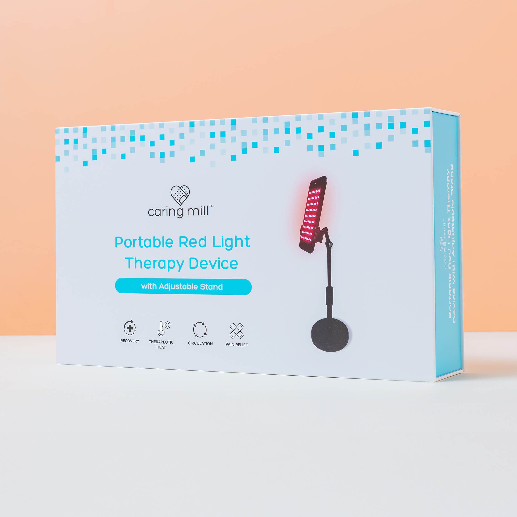 Caring Mill™ Portable Red Light Therapy Device With Adjustable Stand, , large