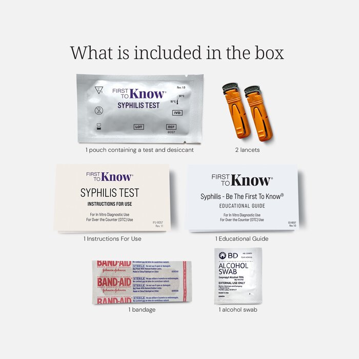 First To Know® Syphilis Test, , large