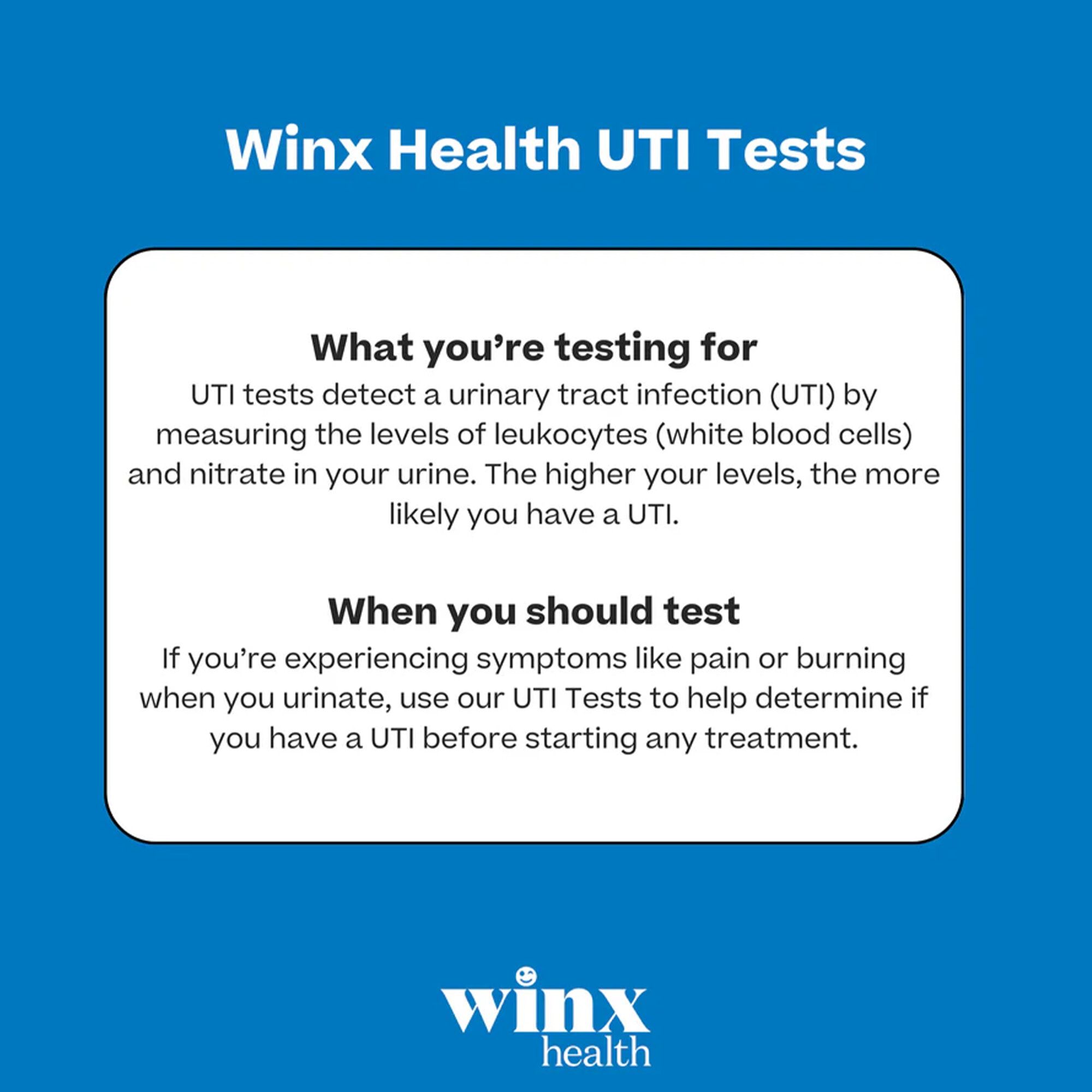 Winx Health UTI Test + Treatment, 3 ct., , large