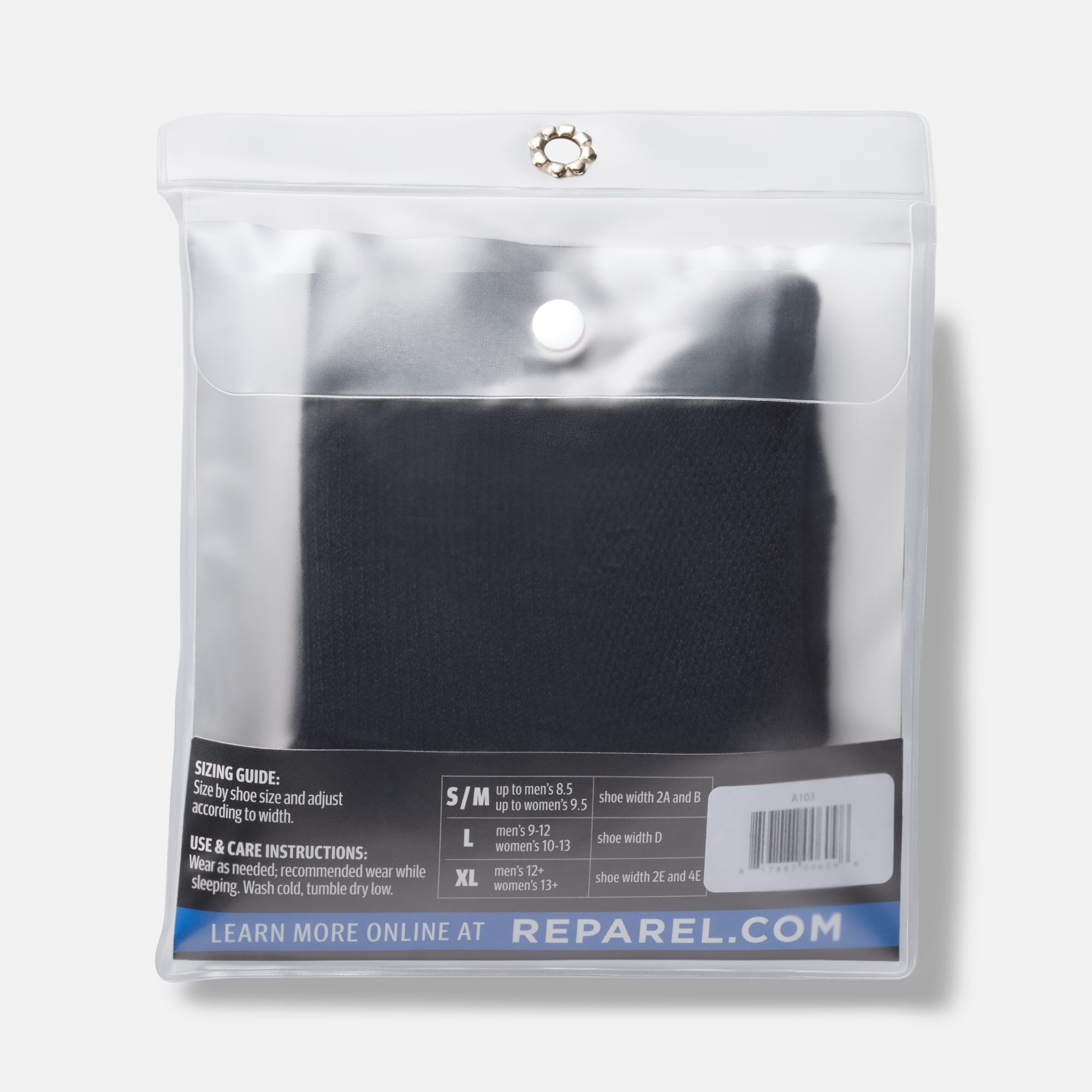 Reparel Ankle Sleeve, Black, , large